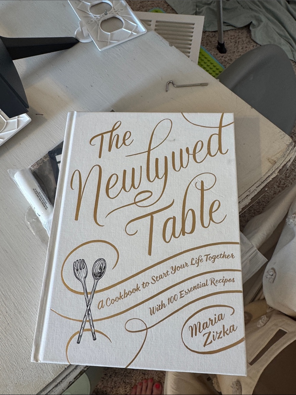 The Newlywed Table Cookbook - White & Gold